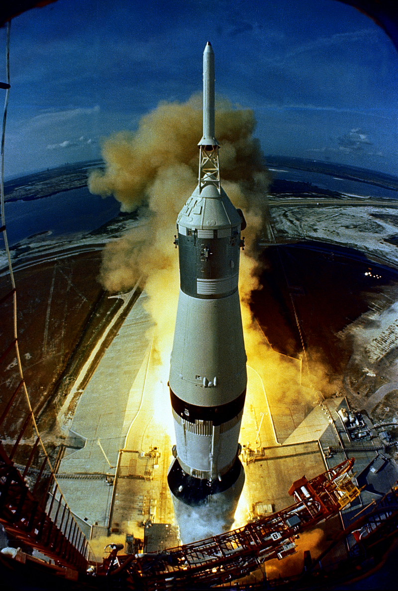 Illustration for article titled The Apollo 11 Launch Wasn't Just Historic, It was Beautiful